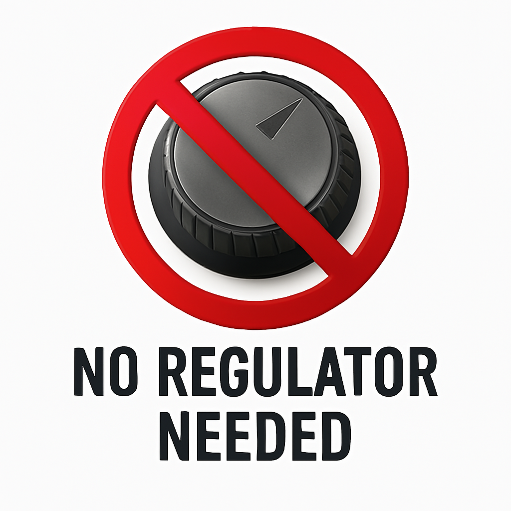 No Regulator Needed
